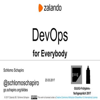 GUUG FFG 2017 - DevOps for Everybod...