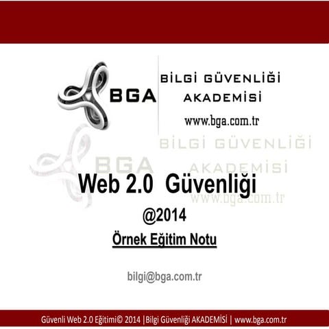 Web 2.0 Güvenliği