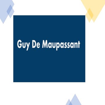 Guy De Maupassant and fannery O'Connor.pptx