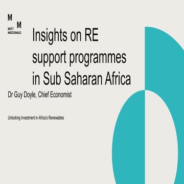 Guy Doyle - Green Growth Diagnostics for Africa