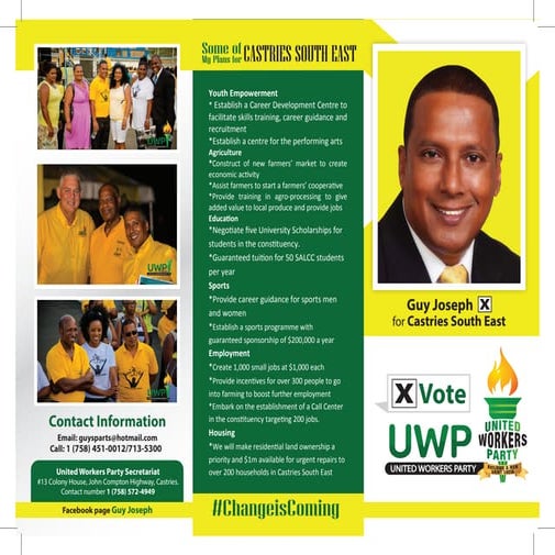 Guy Joseph for Castries South East
