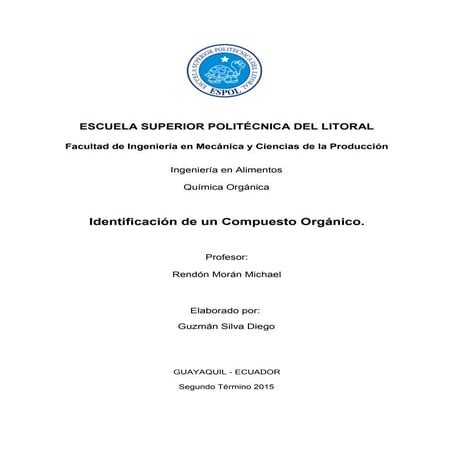 [GuzmánDiego] Informe Práctica 4 - Identificación de un compuesto orgánico