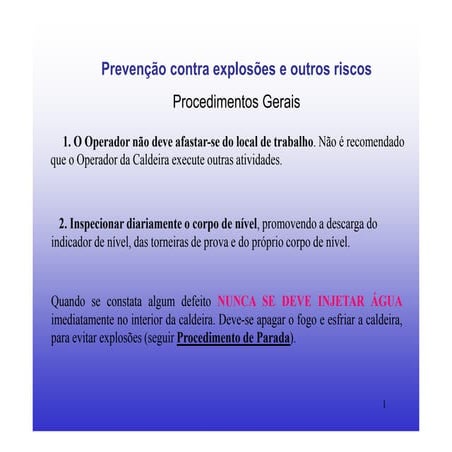 Gv 07.2 prevenção explosões