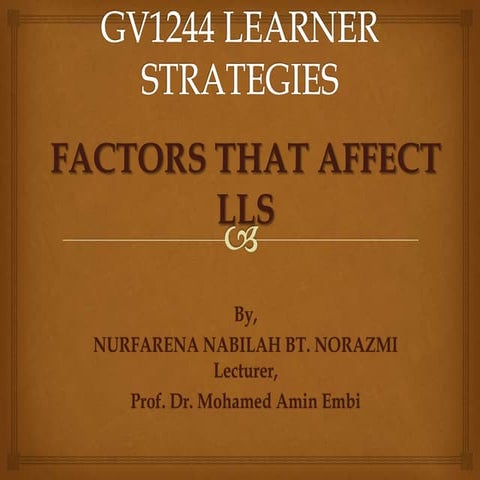 Gv1244 Learner Strategies 