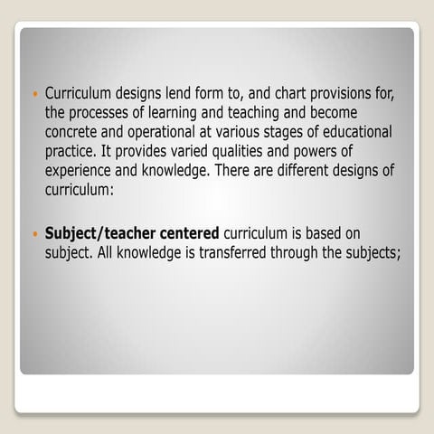 Curriculum core hidden null | PPTX