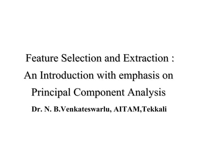 Nbvtalkonfeatureselection