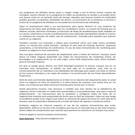 Gvo herramientas para ganar dinero