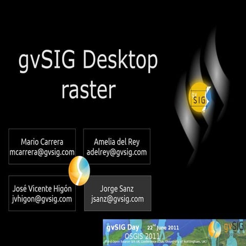 gvSIG Desktop raster