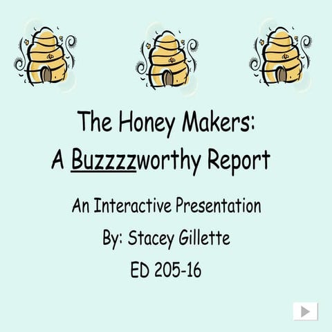 GVSU ED 205 Interactive Powerpoint Honeybees Final