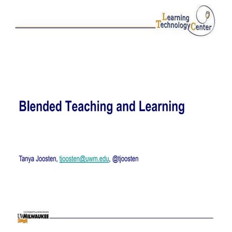GVSU Blended Teaching and Learning