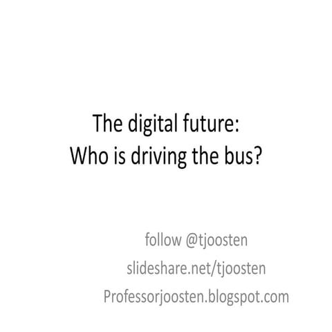 Who is driving the bus?