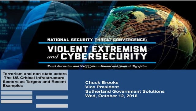 Event: George Washington University -- National Security Threat Convergence: ...