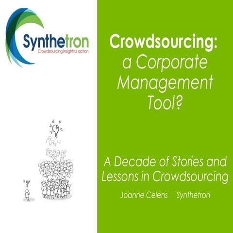 Corporate Management Tool? A Decade of Stories and Lessons in Crowdsourcing