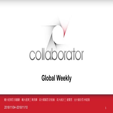 Global weekly news 20181104 1110