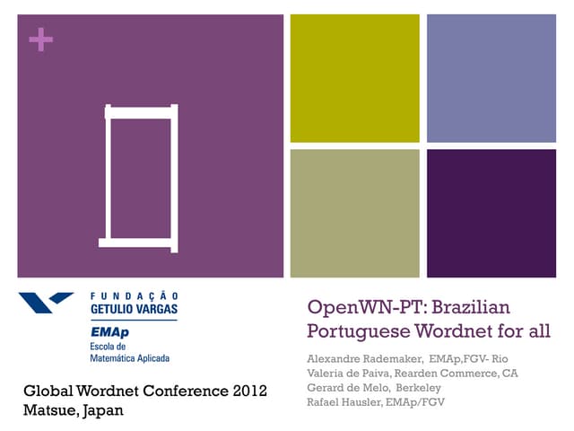 OpenWN-PT: a Brazilian Wordnet for all