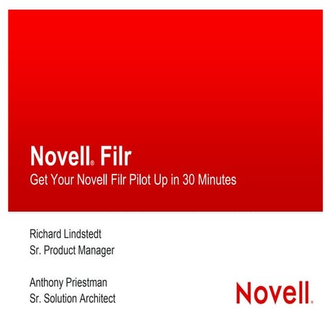 GWAVACon 2013: Filr Pilot