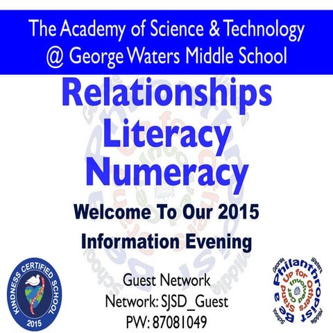 GWMS 2015 open house