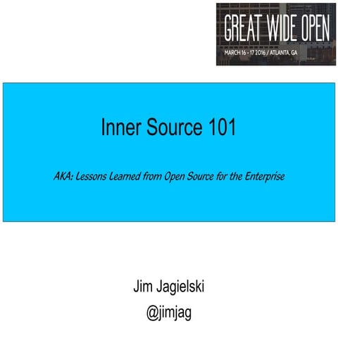 Inner Source 101