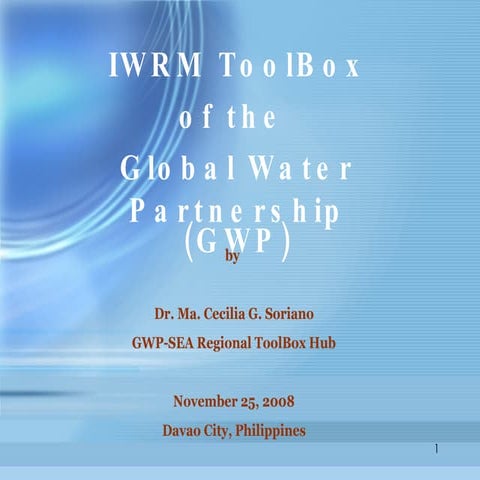 Gwp Tool Box Presentation