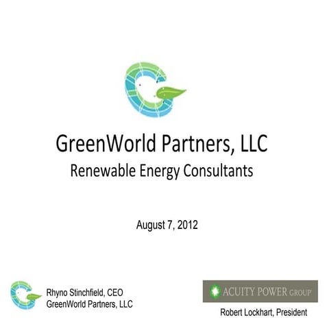 Community Renewables and Micro-grids