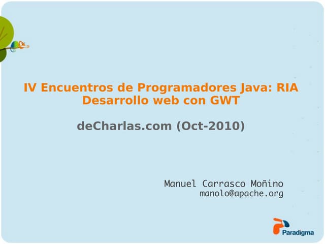 Aprendiendo GWT