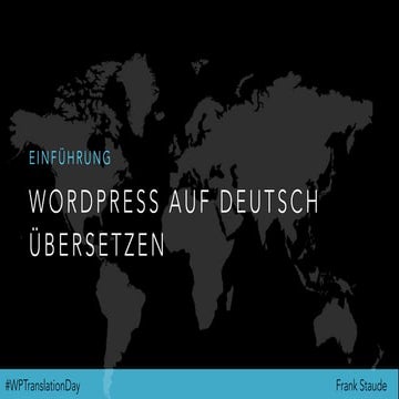 WordPress auf Deutsch übersetzen