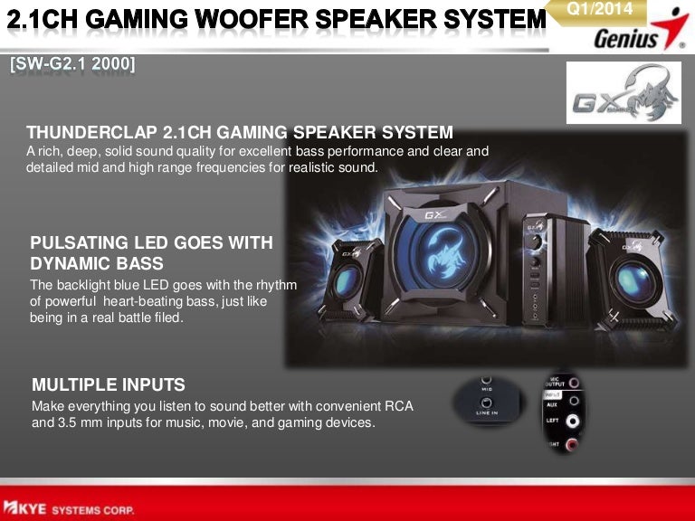 gx gaming 2.1