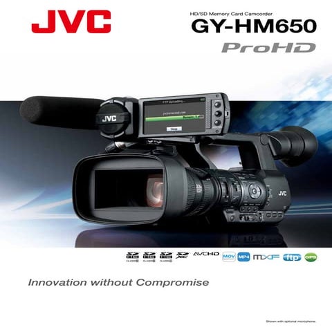 JVC GY-HM650 Camcorder