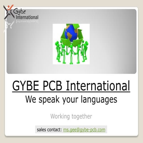 Gybe PCBs , Quality Goods /Professional Service/Worldwide connections  , 2011