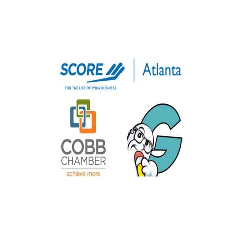  SCORE + Cobb Chamber of Commerce "Growing Your Business with Email and Socia...