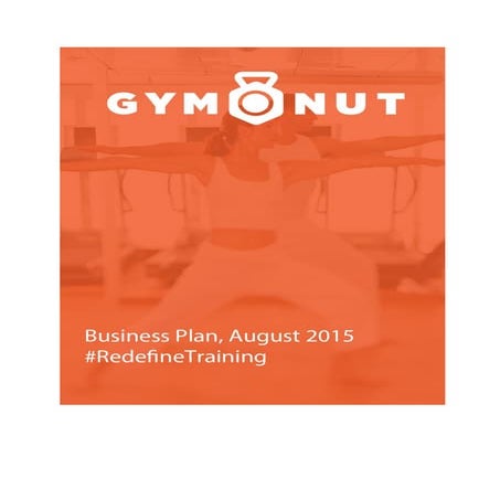 Gymnut Business Plan Slide Deck