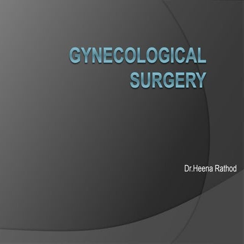 Total abdominal hysterectomy with bilateral salpingo-oophorectomy. | PPT