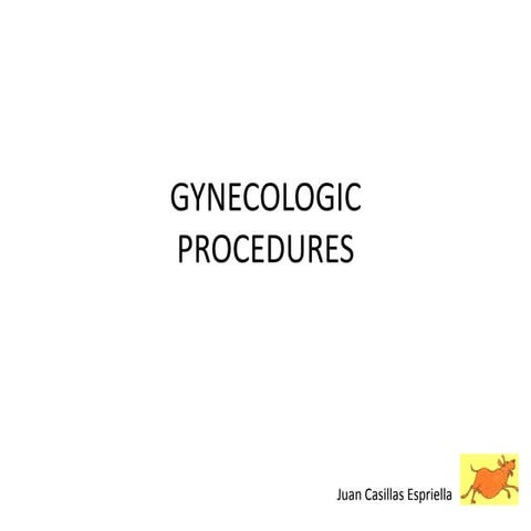 Intervenciones ginecologicas