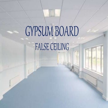 Gypsum board