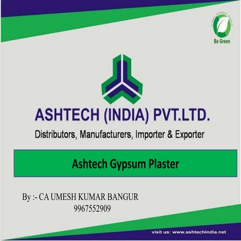 GYPSUM PLASTER
