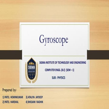 Gyroscopes 