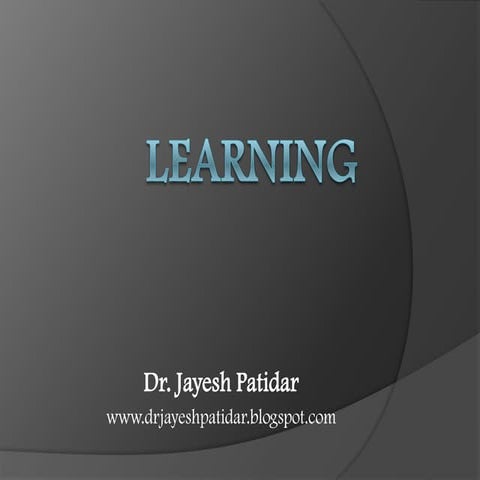 Learning