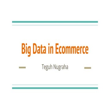 Big Data in Ecommerce