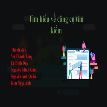 Thuyết trình về tìm kiếm thông tin trên internet