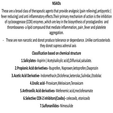 NSAIDS Non Steroidal Anti-inflammatory Drugs | PPTX
