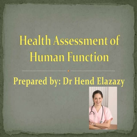 health assessment for nursing student