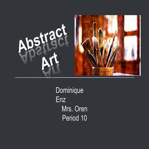 Abstract Art sgp power point