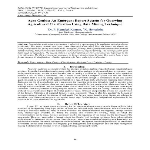 Research Inventy : International Journal of Engineering and Science