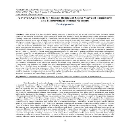 Research Inventy: International Journal of Engineering and Science