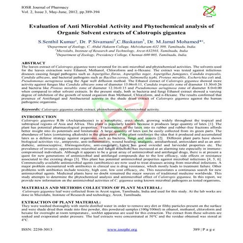 IOSRPHR(www.iosrphr.org) IOSR Journal of Pharmacy