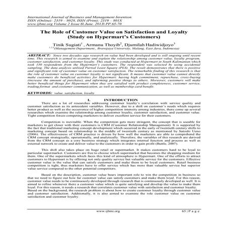 International Journal of Business and Management Invention (IJBMI)