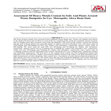 The International Journal of Engineering and Science (The IJES) | PDF