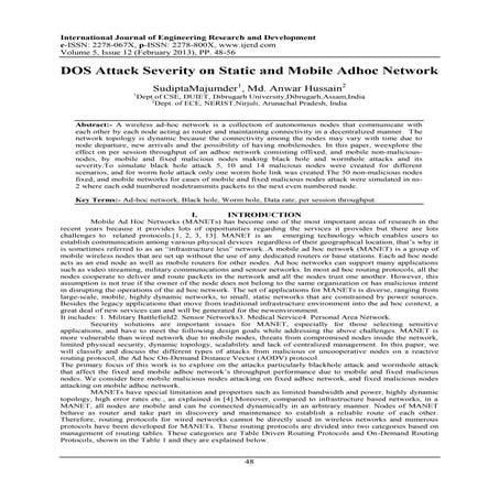 Welcome to International Journal of Engineering Research and Development (IJERD)