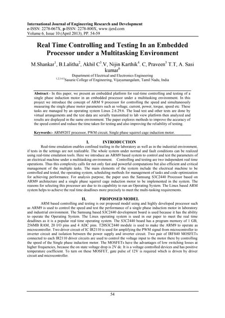 International Journal of Engineering Research and Development (IJERD)