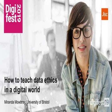 How to teach data ethics in the digital age